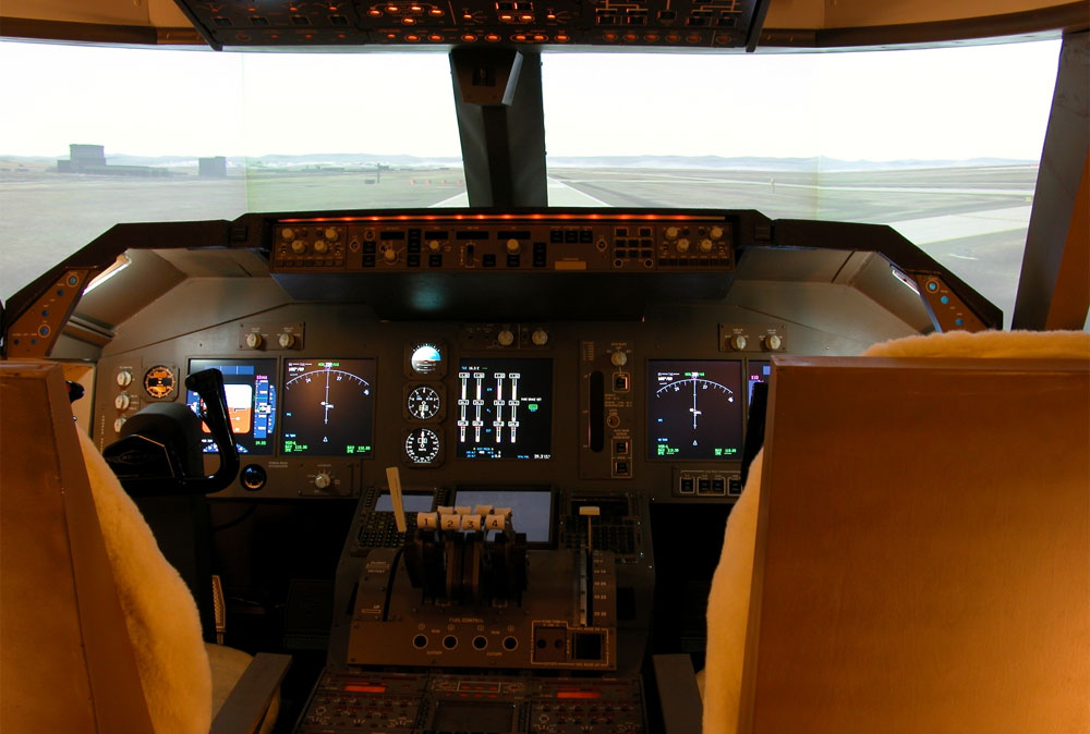 aircraft airplane cabin cockpit