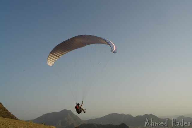 adventure from Asser team over mountain parachuting & parameter in abha city