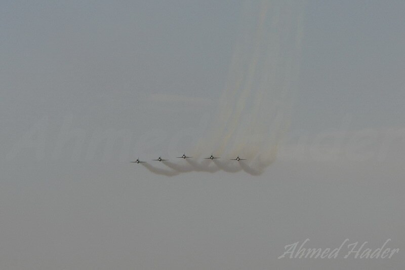 Royal Saudi Air Force Green arrows team airshow